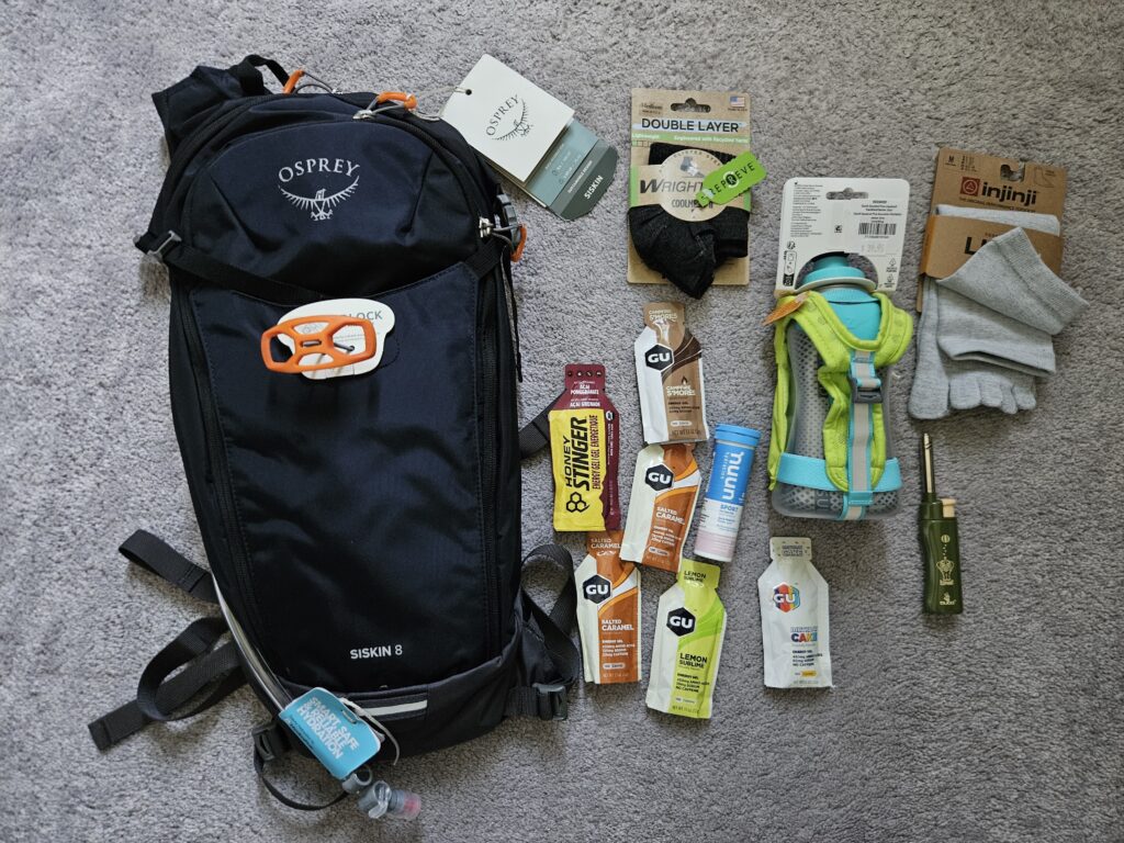 Stash of items described above, and a lighter.